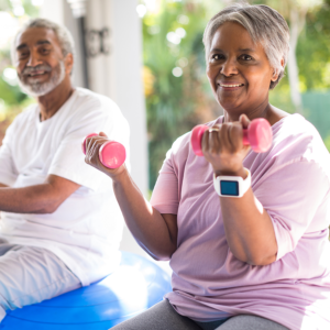 couple exercising