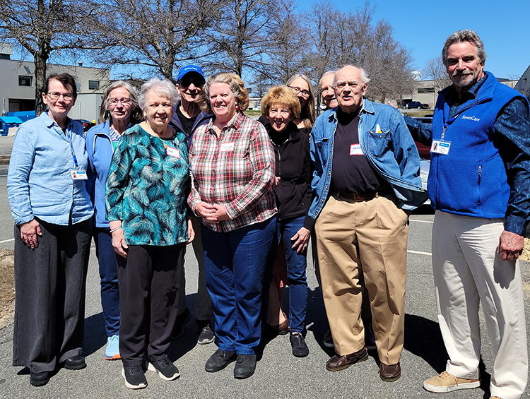 A group of medical transportation volunteer drivers